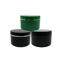 Empty 100ml cosmetic jars wholesale with screw cap PP cosmetics case E5100